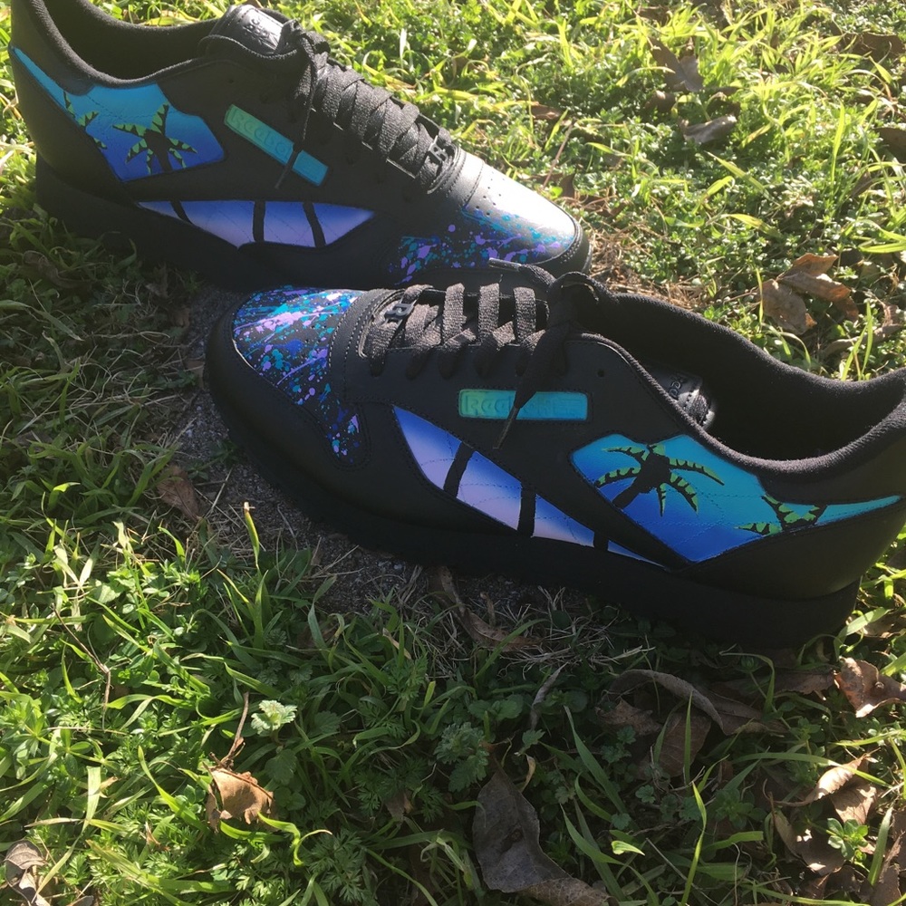 Custom Vice city Reebok’s